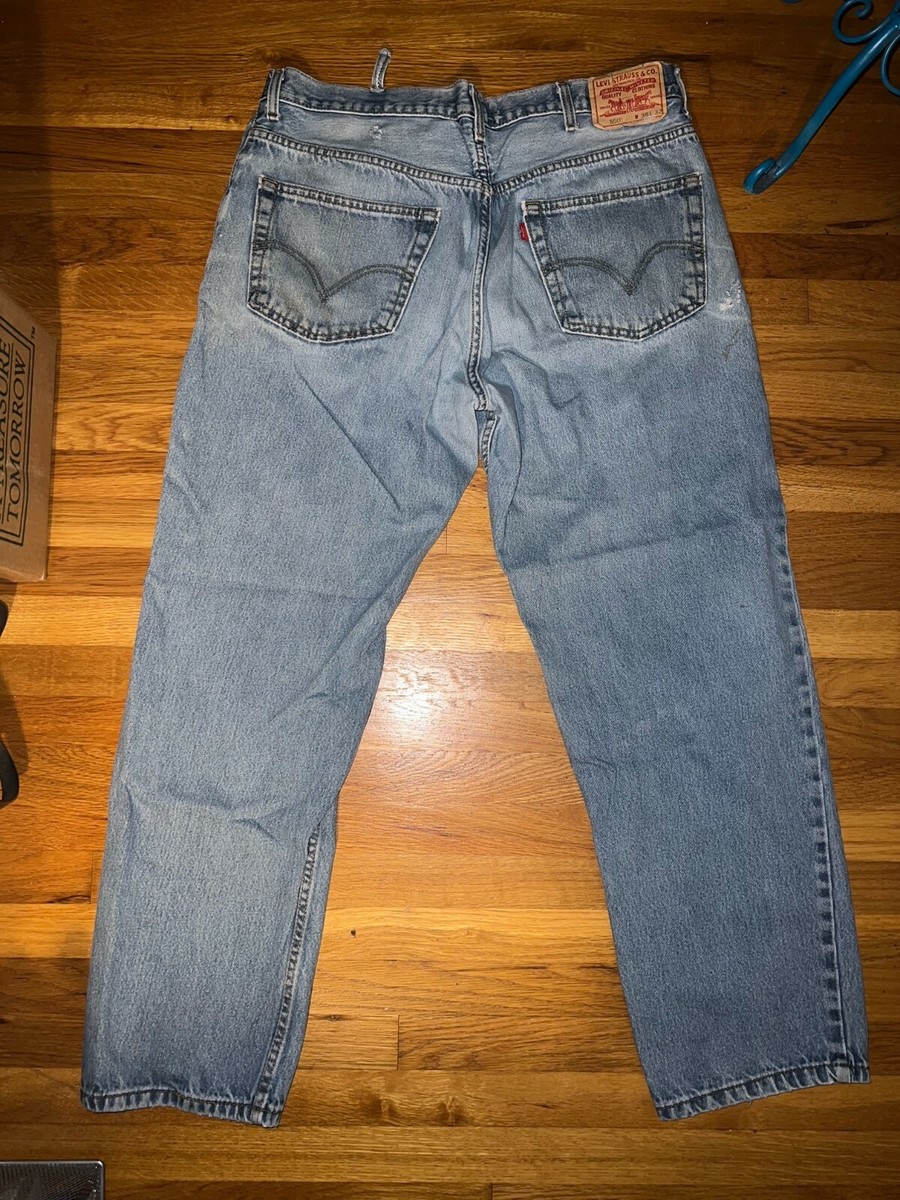 Levi's_550_Men's_W38 x L32_Relaxed Fit_Red