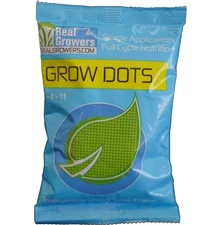 Real Growers Grow Dots 75g Programmed Release Plant Food Fertilizer Full Grow 