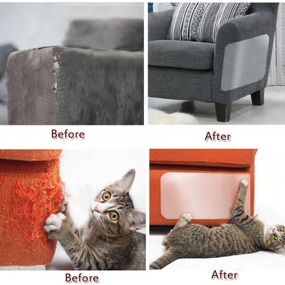 4-teilige Kratzfeste Matte Cat Sofa Protector Cover Möbel Scratch Guard Pads