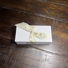 CHRISTIAN DIOR Empty White Textured Sunglass Box 5.75x3.75x2.75 Care Cards