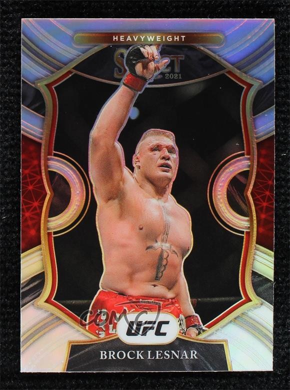 2021 Panini Select UFC Concourse Silver Prizm Brock Lesnar #18 yl8