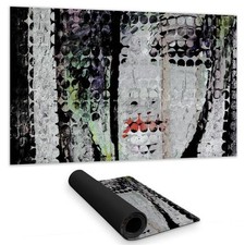 Begin Home Decor C1DM14245LVU9S 14 x 24 in. Abstract Colorful Woman Face Blac...