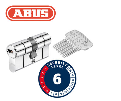 ABUS D6PS Türzylinder Doppelzylinder Sicherheitszylinder verschiedene Größen