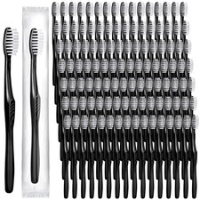 Tessco 1000 Pcs Disposable Toothbrushes Bulk Individually Wrapped Manual Soft Br