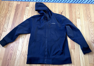 Simms Rogue Fleece Hoodie Jacket, Water Repellent, Zip-Up, XL, Gently Used