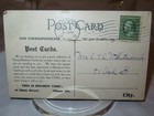 1910 Ad Postcard Coal & Postcards Holmes' Corp Graham-White Flight Posted — photo 4