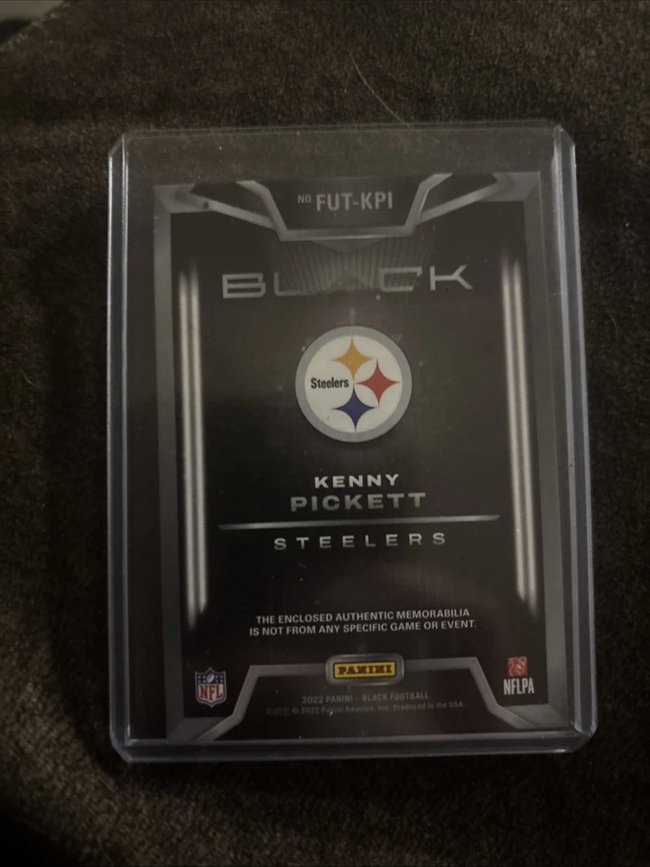 2022 Panini Black - Futuristic Kenny Pickett #FUT-KPI /125 (MEM, RC) - Image 2 of 2