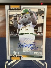 2026 Topps Series 1 - Celebration - Mascot SSP Auto /99 - Stomper #M16 Athletics