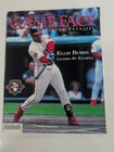 GAME FACE INDIANS SCOREBOOK MAGAZINE July 2001 Ellis Burks vs Boston Red Sox — photo 1