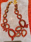 Oscar de la renta Red exquisite necklace usa — photo 2