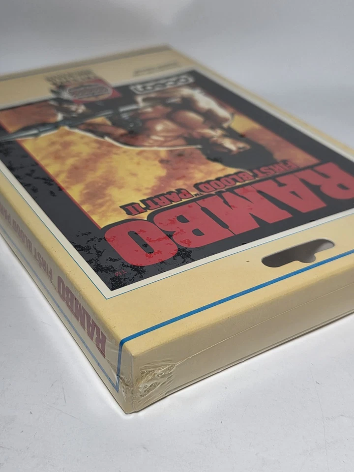 Vtg NEW SEALED Rambo First Blood Part II Commodore 64/128  - Image 4 of 4