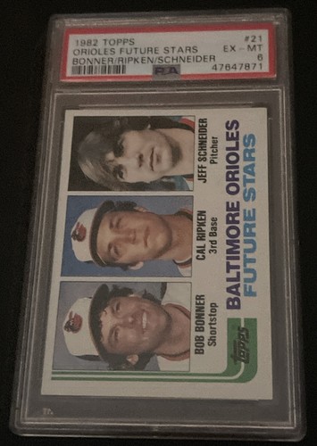 1982 Topps - Future Stars Cal Ripken #21 (RC) PSA 6