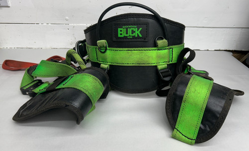 Buckingham BuckCraft Buck Saddle Harness Size Medium Arborist Tree Climbing 5/23