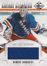 2012-13 Limited Crease Cleaners Materials #CC-HL Henrik Lundqvist/99