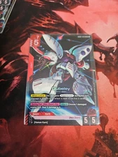 BANDAI Gundam Card Game ENG Dual Impact GD02-036 LR Qubeley Near Mint 