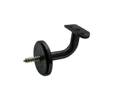 FHC HB5WMB Brea Series Bracket Wall Mounted Handrail Matte Black Finish