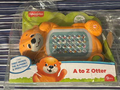 DISCONTINUED - FISHER PRICE LINKIMALS A TO Z OTTER W/ INTERACTIVE KEYBOARD