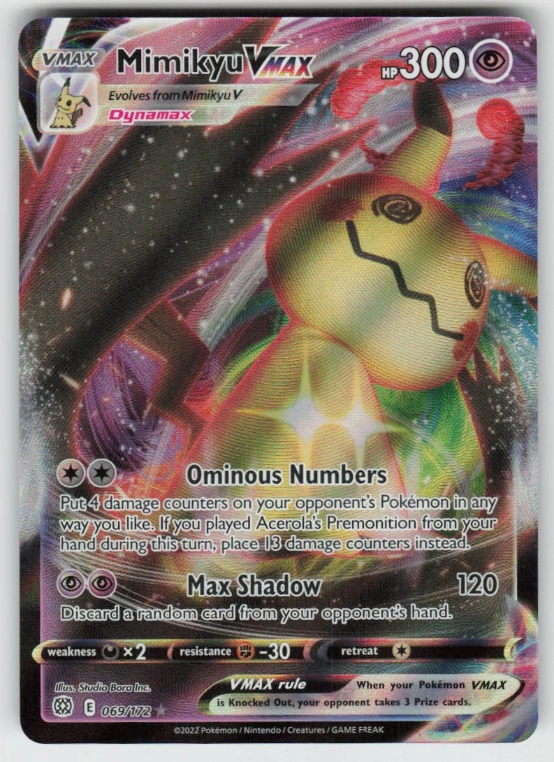 Mimikyu VMAX Pokémon TCG Cards for sale | eBay