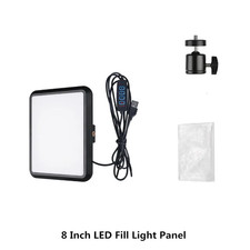 8/12 Inch LED Photography Video Panel Light Photo Studio Lighting Kit for Shoot