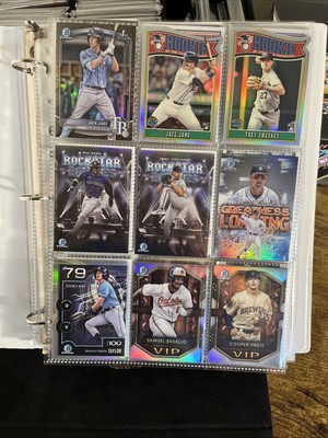 Bowman 2025 Baseball Cards Binder Lot - USA Autos, Patches, Prospects +  More | eBay