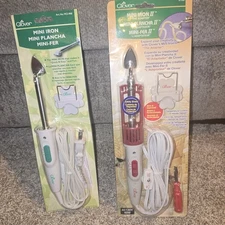 Clover Mini Iron MCI-900 And Mini Iron 2 9100 Brand New