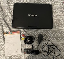BOIFUN Portable DVD Player With 15.6 Inch HD Rotating Screen
