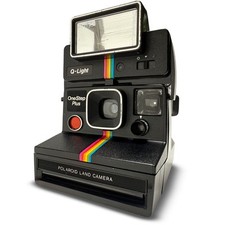 Polaroid Land Camera Instant Film One Step Plus Rainbow with Q-Light 2351 Flash