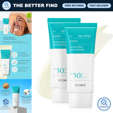 Lightweight Hydrating Sun Essence SPF50 PA   - 2 Set, No Sticky Feel, Korean
