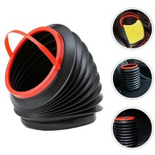 Car Umbrella Holder Black Reusable Plastic Bucket Foldable Storage Organizer