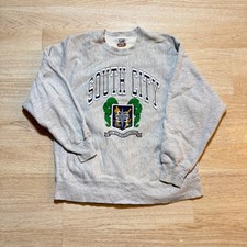 Vintage Lee Cross Grain South City San Francisco Sweatshirt Gray XL Made in USA