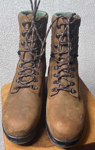 Wolverine W03295 8” DuraShock Boots Men’s Steel Toe Brown Leather 11.5EW - Picture 9 of 15