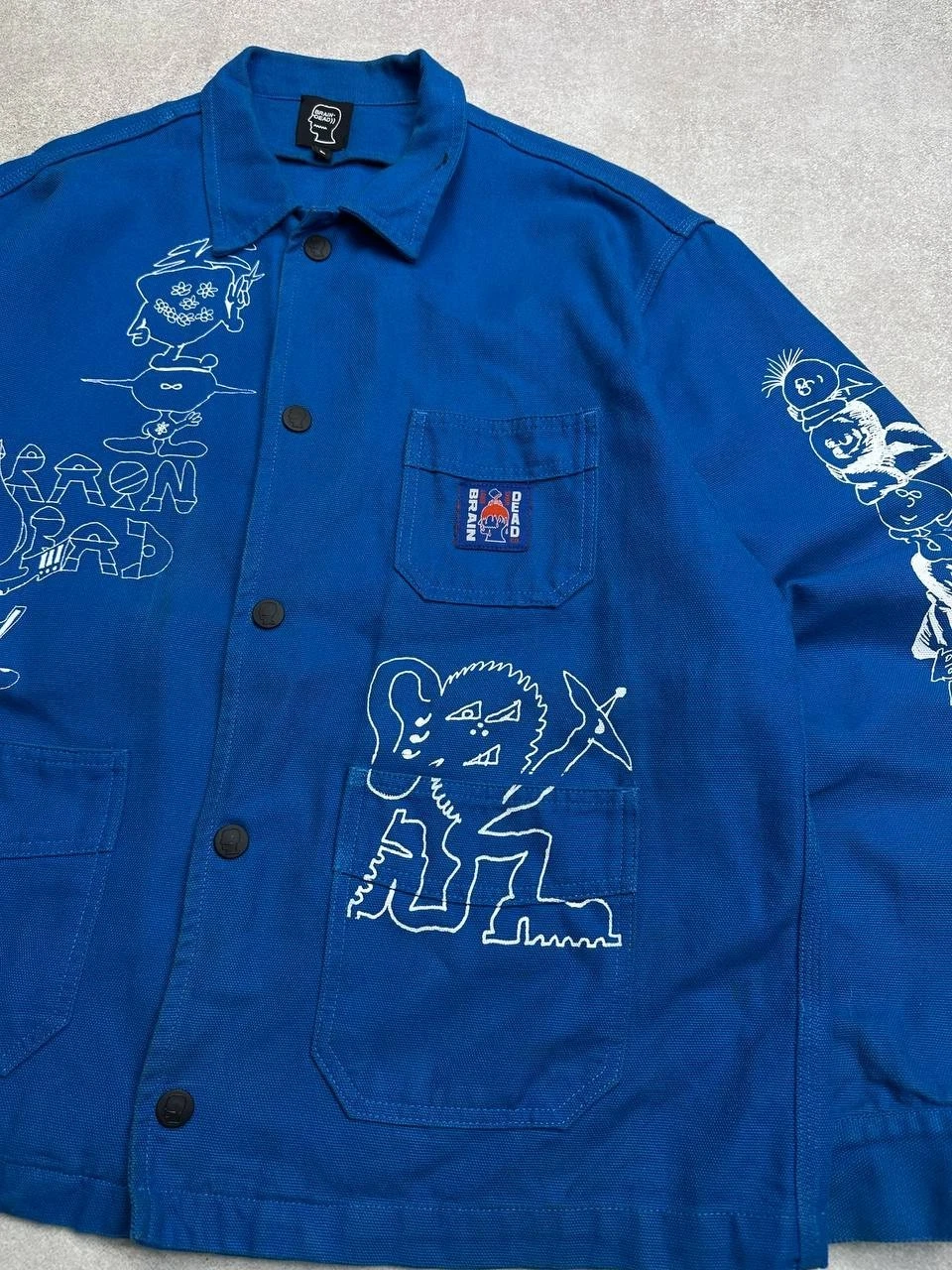 BRAIN DEAD CHORE BLUE HEAVY JACKET L  image 3