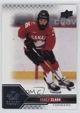 2022 Upper Deck Team Canada Juniors Women's WC Emily Clark #56 04dx