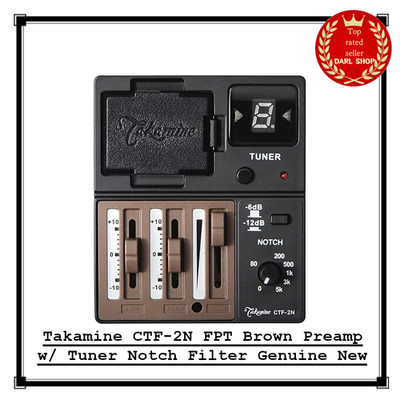 Takamine CTF-2N FPT Brown Preamp w/ Tuner Notch Filter Genuine New