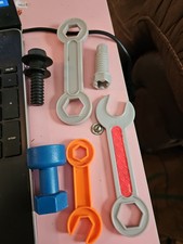 6 piece set of Kids Plastic Tools for Play- Unbranded
