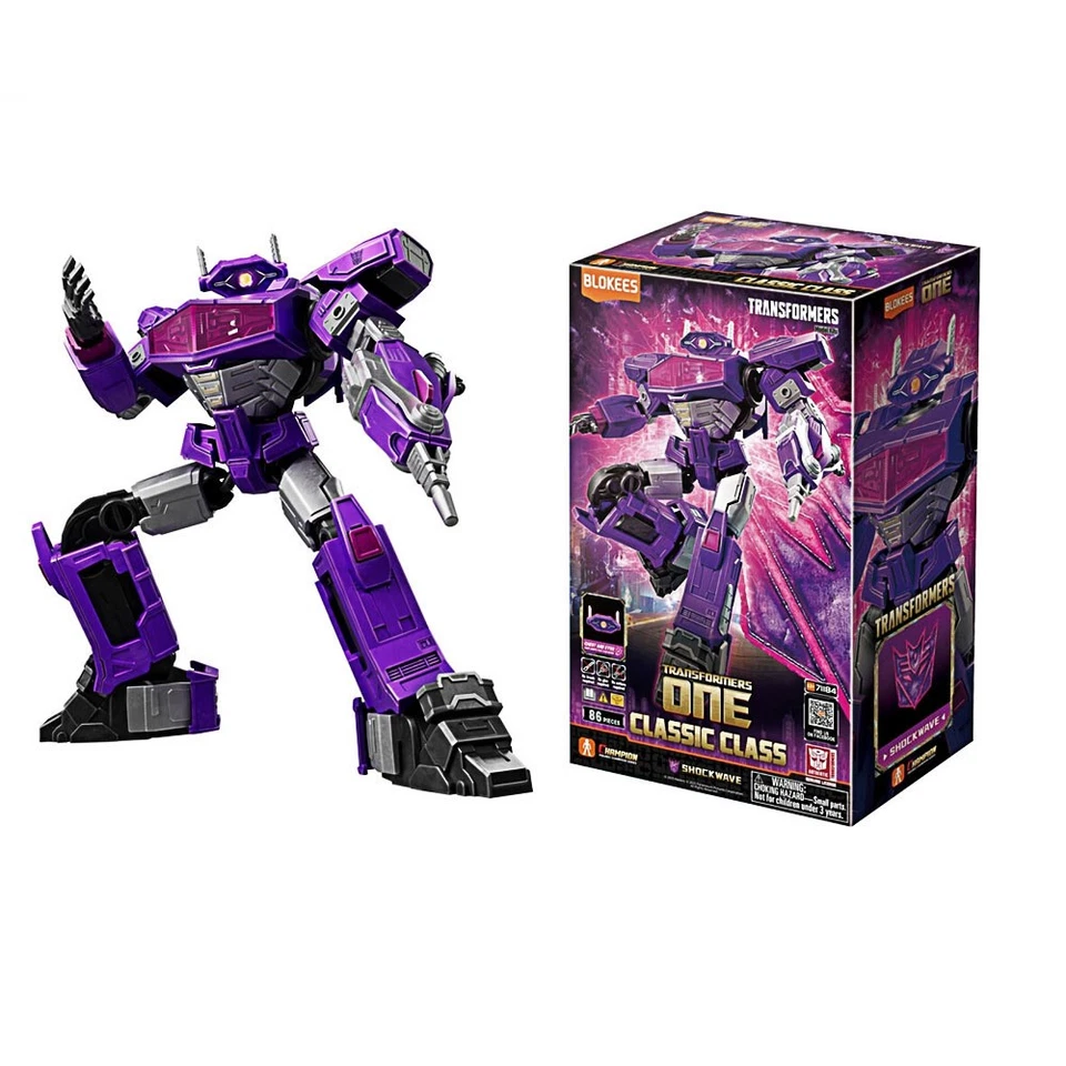 MARKENLOS Dickie Toys, Blokees, Transformers ONE - Classic Class, Shockwave