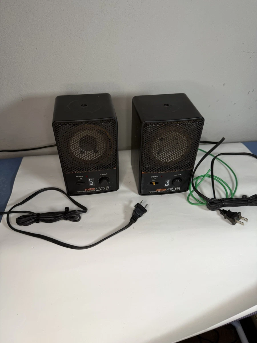 Fostex 6301B Pair - Monitors/amps - Europe Audio/Video Rent
