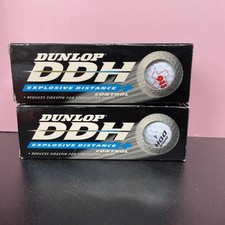 Dunlop DDH Explosive Distance Golf Ball Two Boxes Of 3 Total 6 Texas 911 marking
