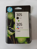 Hp 305 2-Pack Tri-Color Tintenpatrone - Schwarz, Cyan, Magenta, Gelb