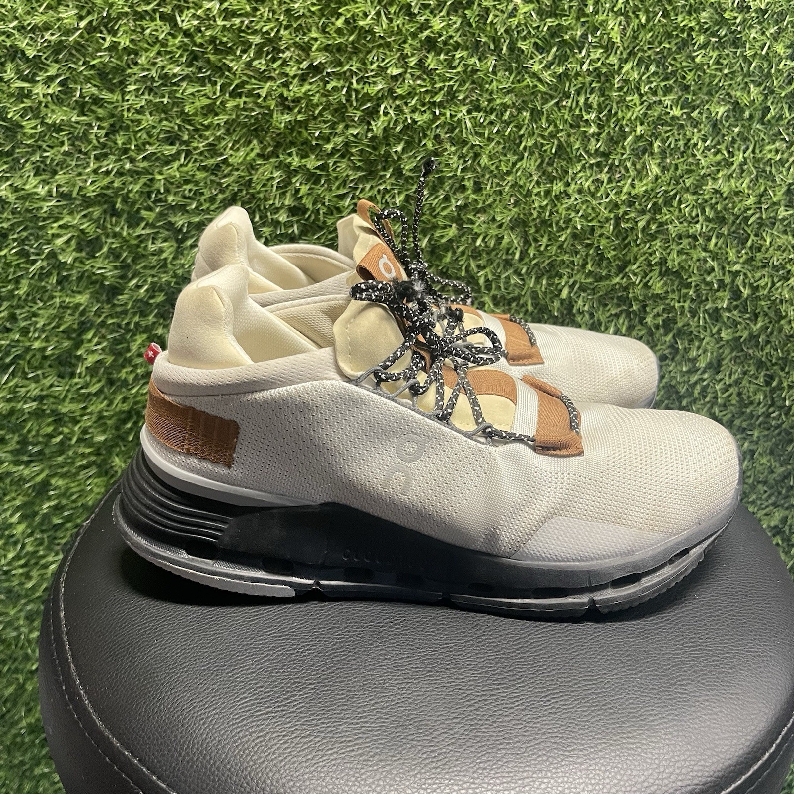 on cloud cloudnova womens 9 white pecan