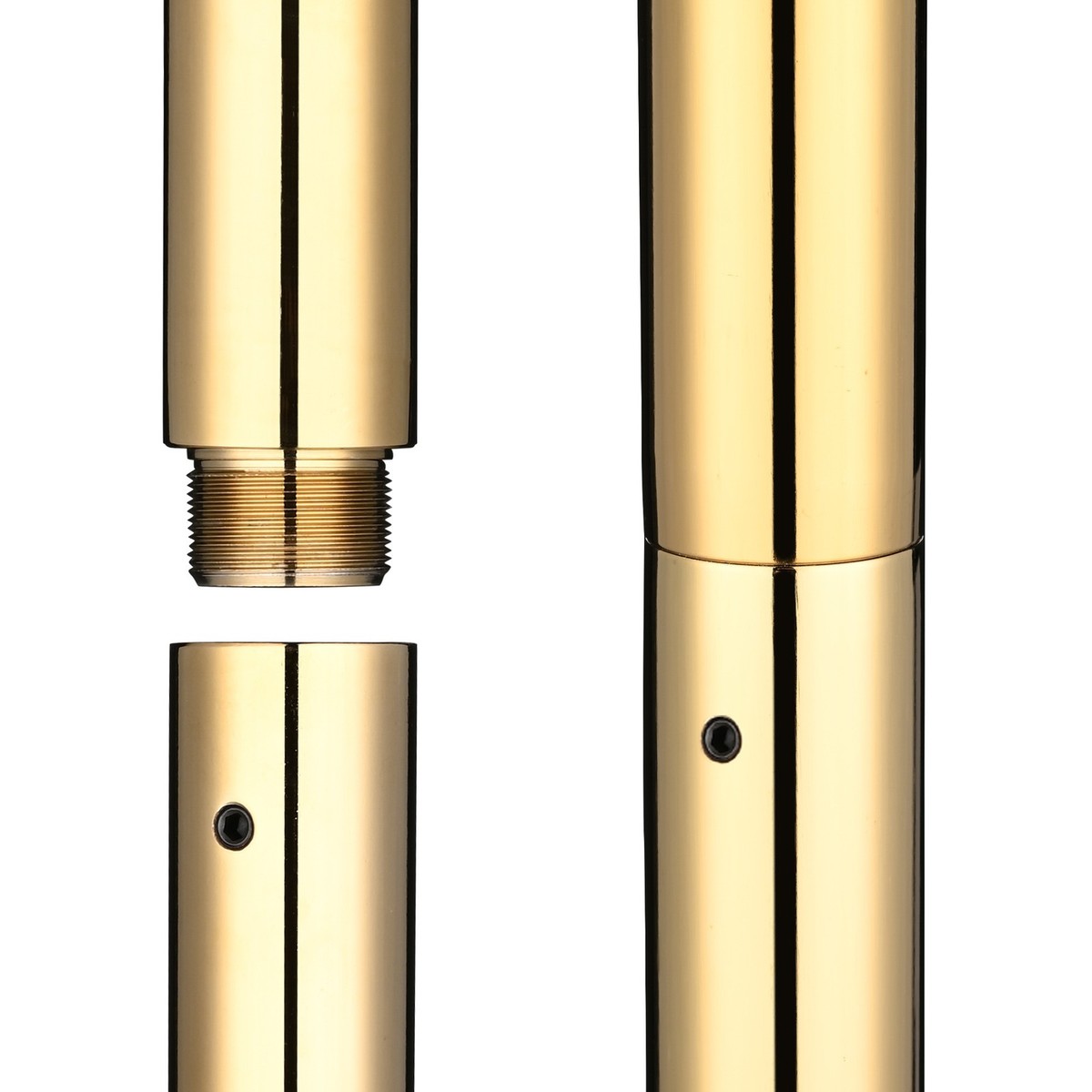 Extension De Mât De Danse Yescom 262 Mm, Chrome, Pour Mât 45 Mm, Neuve