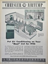 Chrysler Airtemp Air Conditioning a Must for Modern Retail Stores Print Ad 1946