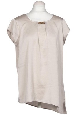 Comma Bluse Damen Oberteil Hemd Hemdbluse Gr. EU 42 Beige #calfget