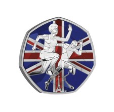 2024 Silver Proof Team GB Paralympic Coloured 50p Coin Fifty Pence