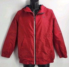 Tommy Hilfiger Boys Jacket Red Water Resistant L Fiber 14/16 NWT