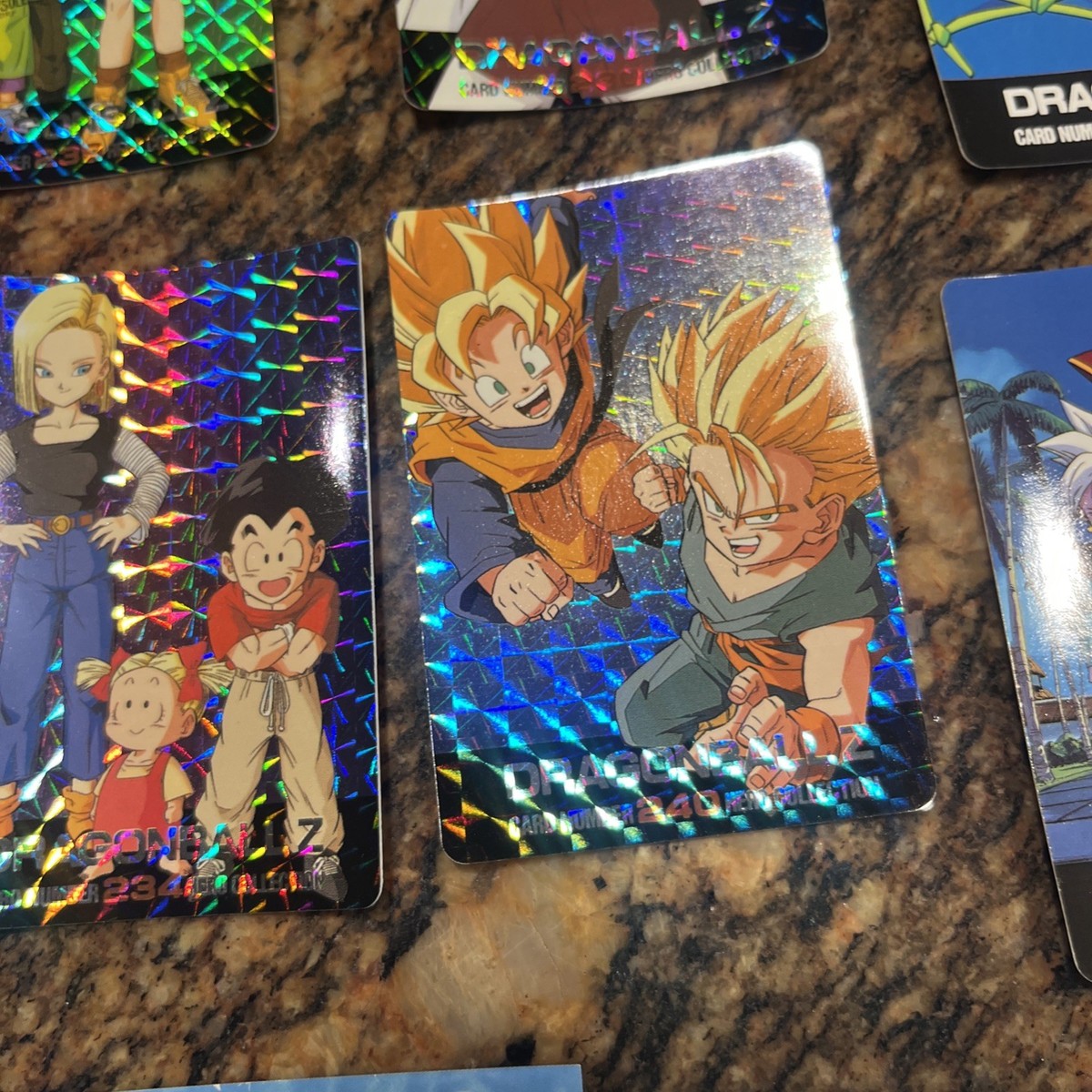 Dragon Ball Z Hero Collection Series Part 2 3 4 Cards Lot Prism