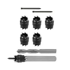 9x 3/8" Spot Weld Double Sided Cutter Remover Hex HSS Drill Welder Cut Tool Kit