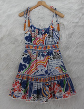 NWOT Farm Rio Wild Brazil Mini Dress Size Small Resort Tropical Boho Fit & Flare