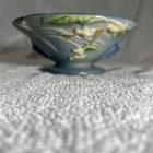 Roseville Snowberry Blue 1947 MCM Pottery Ceramic Bowl 1BL2-6