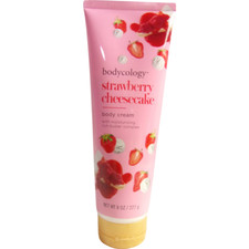 Bodycology STRAWBERRY CHEESECAKE Body Cream Lotion 8Oz BRAND NEW 